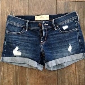 Hollister jean shorts